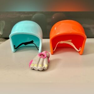 18” Doll Baseball Helmet & Glove Set | Fits American Girl Our Generation Bundle